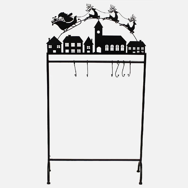 Stocking Holder Xmas Night - Black