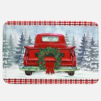 Memory Foam Mat Red Truck 