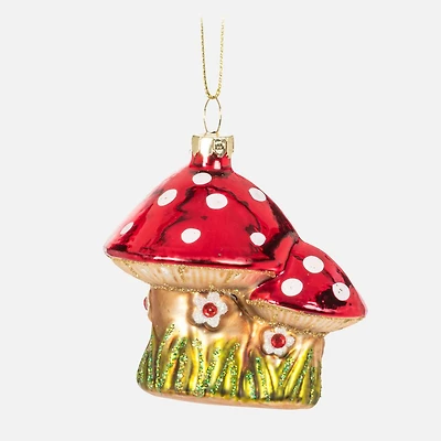 Mushroom Cluster Ornament - 3”