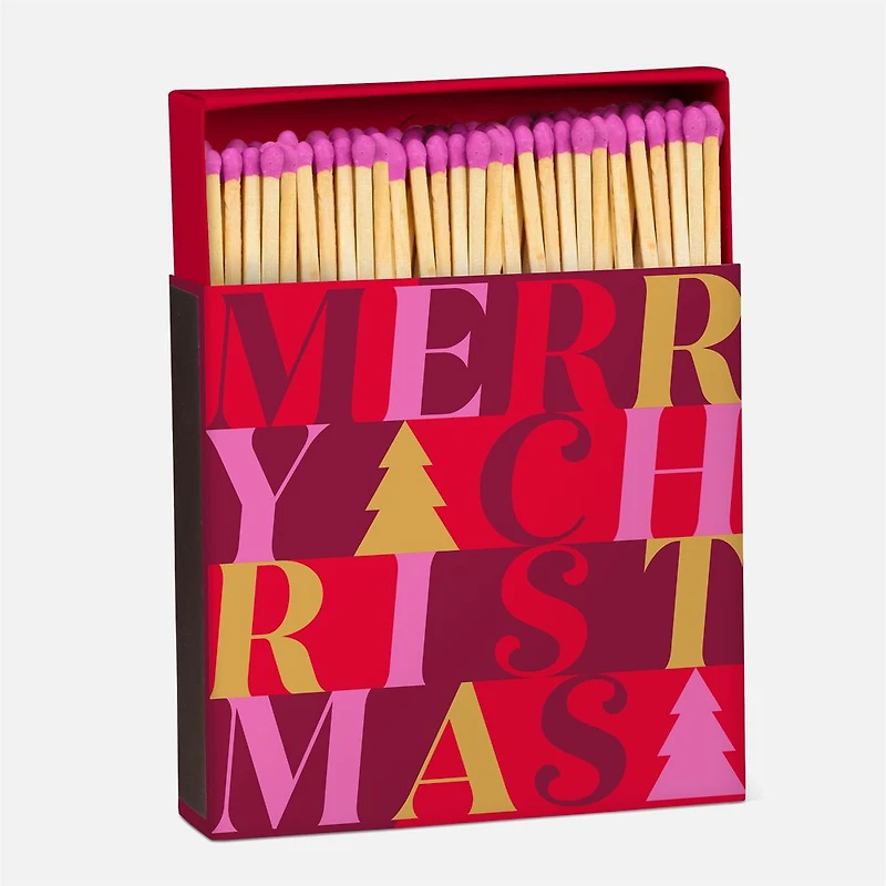 Allumettes 100 bâtons « Joyeux Noel »