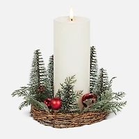 Small Trees & Ball Candle Ring