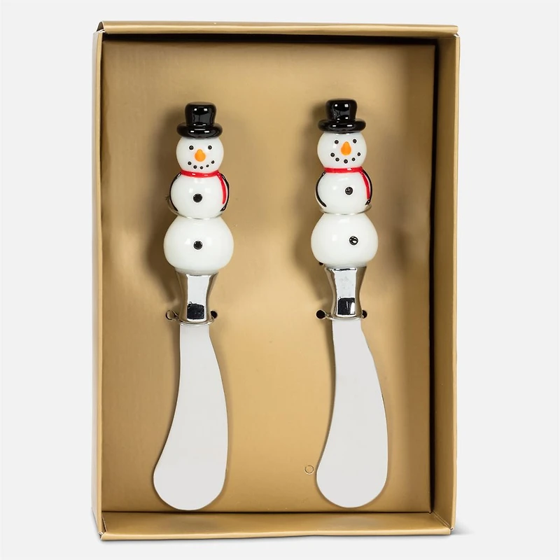 Snowman Topped Spreaders
