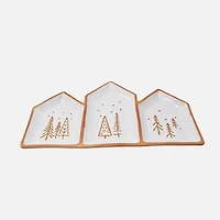 Fir Forest 3-Compartment Plate