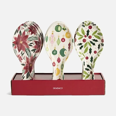 Demdaco byDesign Serving Holiday Holiday Spoon Rest - Assorted