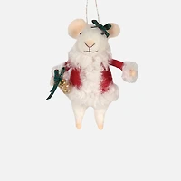 Felted Wool Mice Ornament - Assorted
