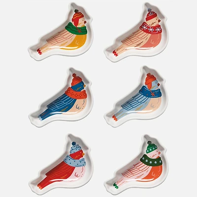 Pinch Bowls Season's Tweetings, Set of 6