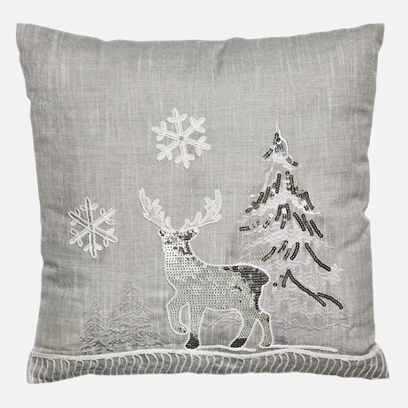 « Dasher » Coussin de Noël