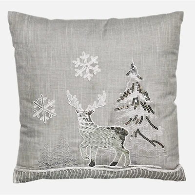 « Dasher » Coussin de Noël