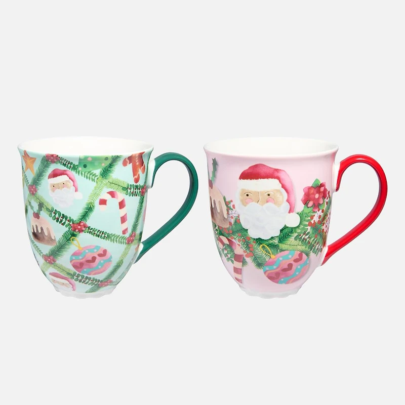 Maxwell & Williams Set of 2 Mugs Tis the Season