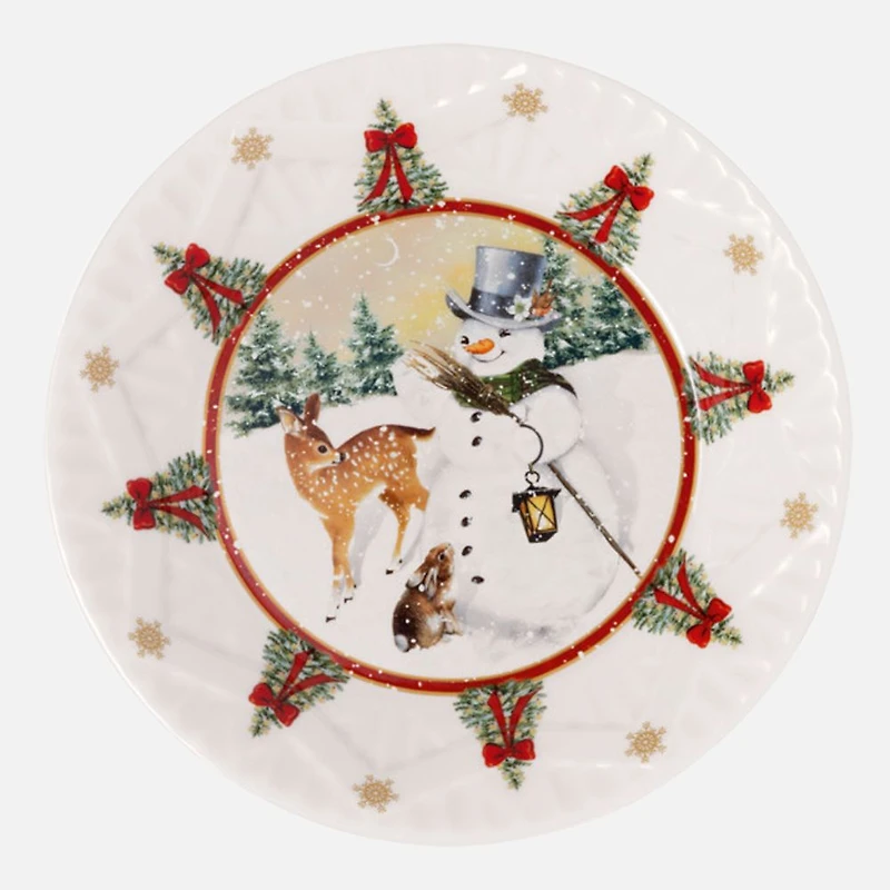 Villeroy & Boch Toy's Fantasy Snowman Small Bowl - 6.5''