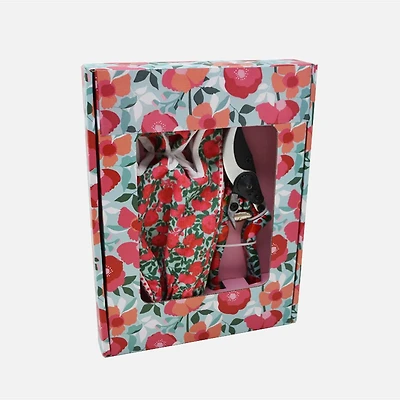Fuschia Flowers Pruner & Gloves