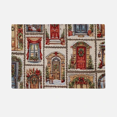 Xmas Doors Placemat