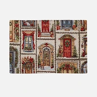 Xmas Doors Placemat