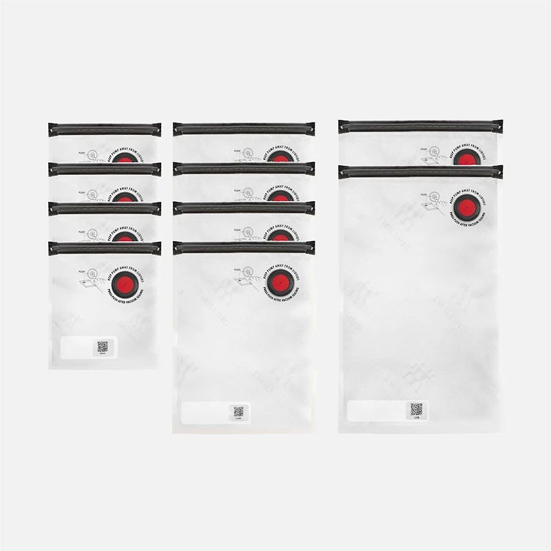 ZWILLING FRESH & SAVE 10 piece Vacuum Bag Set Assorted Sizes