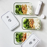 ZWILLING FRESH & SAVE Vacuum Box Medium 900ml Borosilicate Glass Container