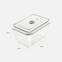 ZWILLING FRESH & SAVE Vacuum Box Large 2L Borosilicate Glass Container