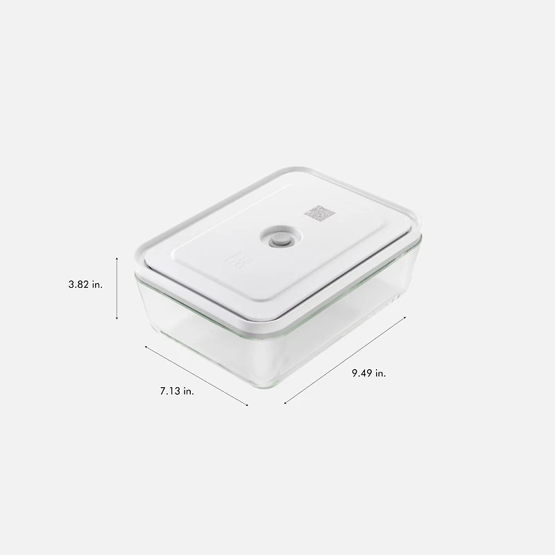ZWILLING FRESH & SAVE Vacuum Fridge Box M 2L Borosilicate Glass Container