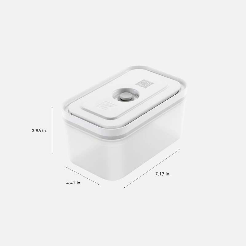 ZWILLING FRESH & SAVE Medium Semi-transparent Plastic Vaccum Box 1.1L