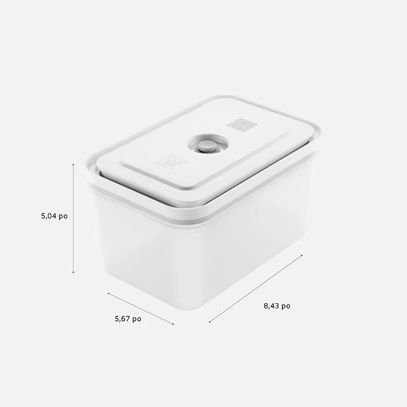 Ensemble de 3 boîtes sous-vide petite,moyenne et grande par ZWILLING FRESH & SAVE