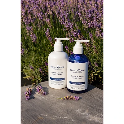 Bleu Lavande Duo savon et crème à main