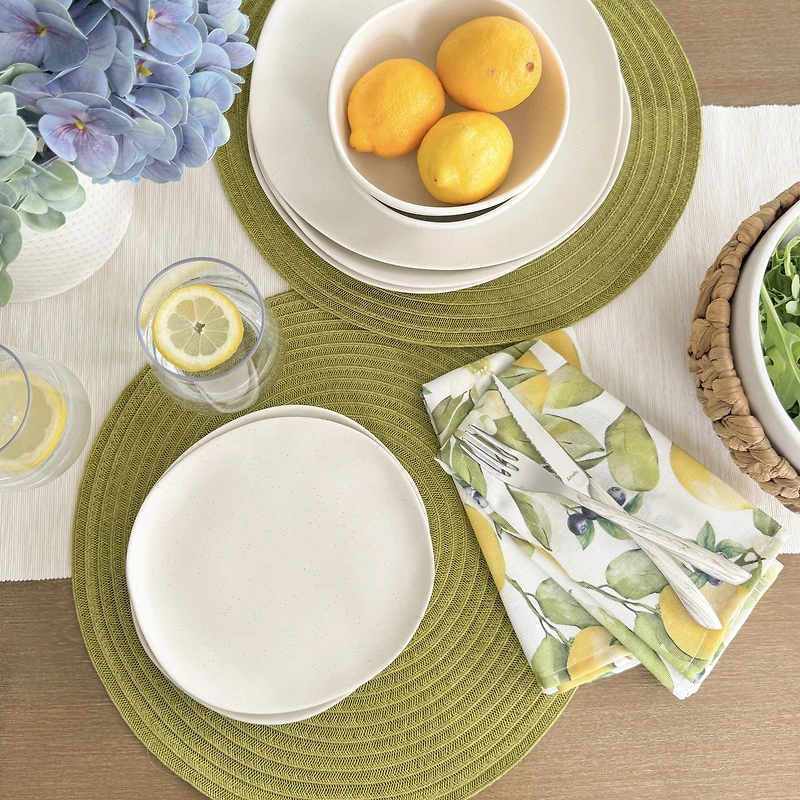 Fresco Salad Plate, 8" - Vanilla Bean