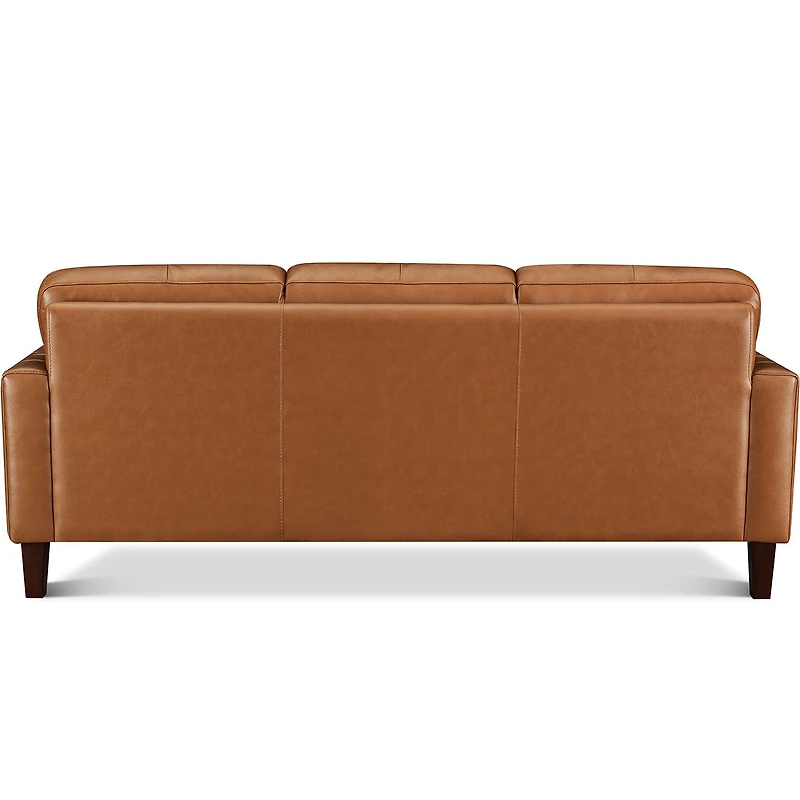 Sofa en cuir Cassia - cognac