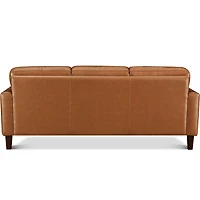 Sofa en cuir Cassia - cognac