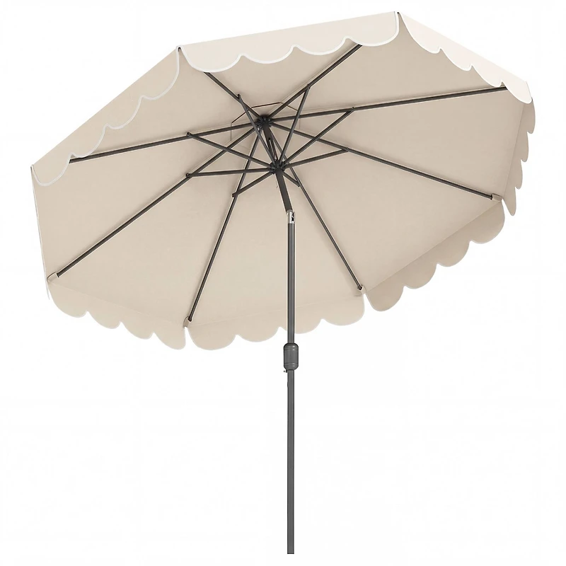 10 ft Patio Umbrella, Push Button Tilt and Crank