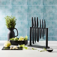 iD3 Black Samurai Gozen Knife Block 7-Piece