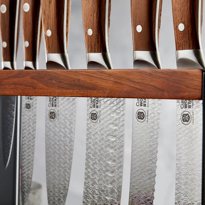 Wolfgang Starke Oak Harz Knife Block 7-Piece