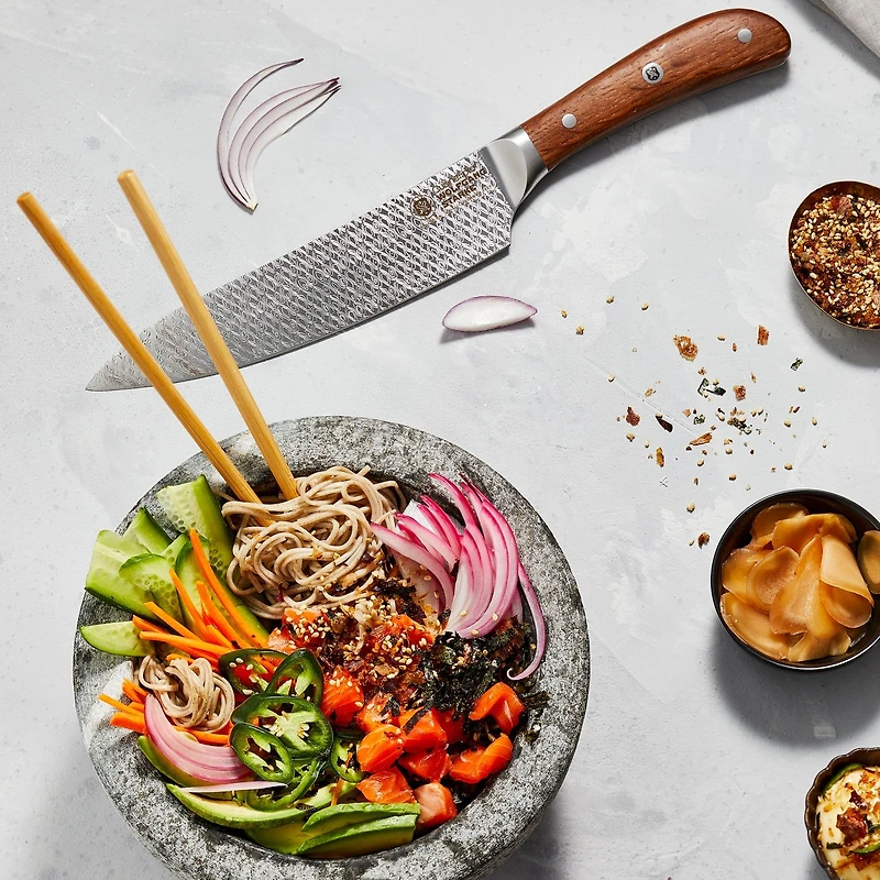 Wolfgang Starke Oak Harz Knife Block 7-Piece