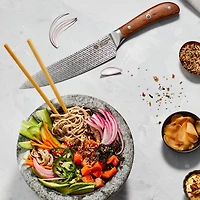 Wolfgang Starke Oak Harz Knife Block 7-Piece