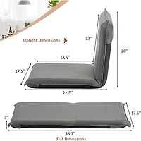 Fauteuil de sol pliable « Lazy Man » réglable en 6 positions