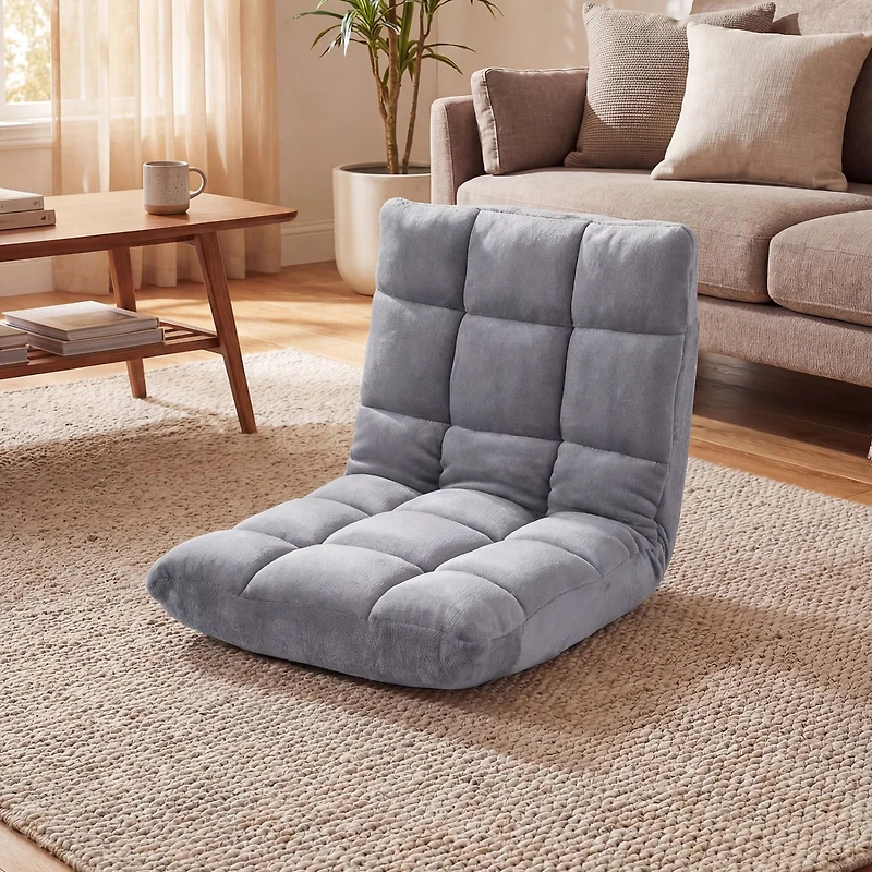 14-Position Adjustable Cushioned Floor Chair