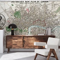 Papier peint mural « 1853 London Map »