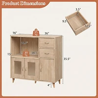 Buffet de 36 po, compartiment ouvert
