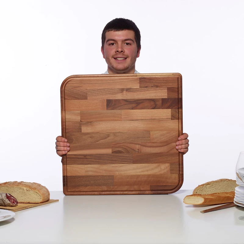 Grand Gourmand Walnut Chopping Block - 50 cm