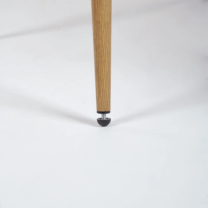 Tabourets de comptoir modernes en tissu bleu, Ensemble de 4
