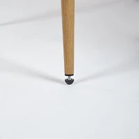Tabourets de comptoir modernes en tissu bleu, Ensemble de 4