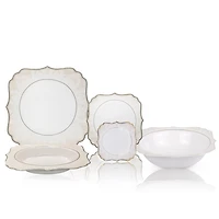 Studo 30-Piece Bone China Dinnerware Set by Brilliant