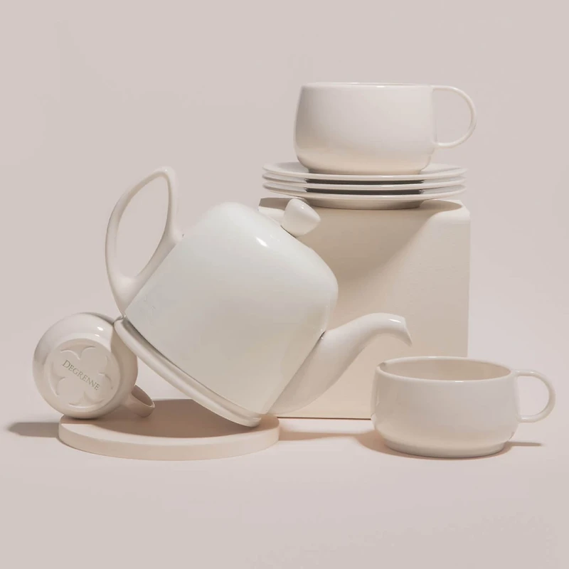 Théière Salam Monochrome Rose - 6 Tasses par Degrenne Paris
