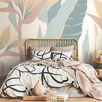 Abstract Rio Jungle Leafs Wallpaper Mural