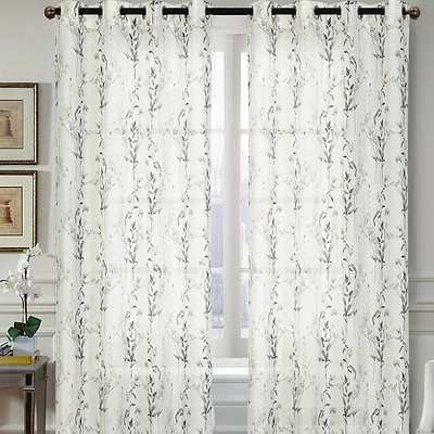 Bermuda Semi-Sheer Grommet Curtain
