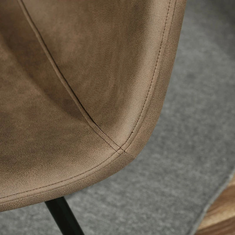 Maison Classique Set of Modern Brown Dining Chairs