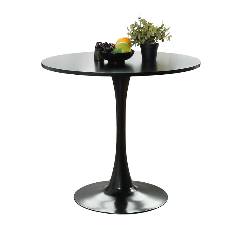 Table ronde moderne - Noir
