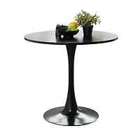 Table ronde moderne - Noir