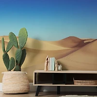 Desert Under Blue Sky Wallpaper Mural