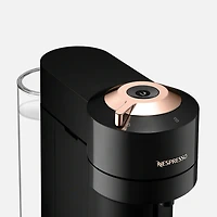 Machine à café et espresso à capsule Nespresso® Vertuo Next Premium avec Aeroccino par De'Longhi - Noir et rose doré