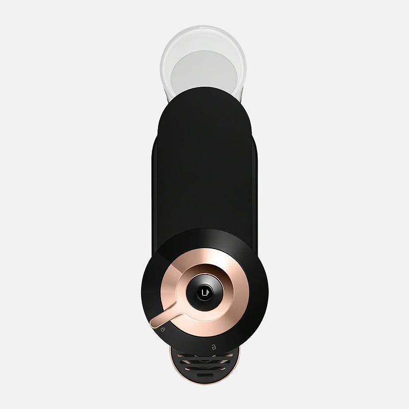 Machine à café et espresso à capsule Nespresso® Vertuo Next Premium avec Aeroccino par De'Longhi - Noir et rose doré