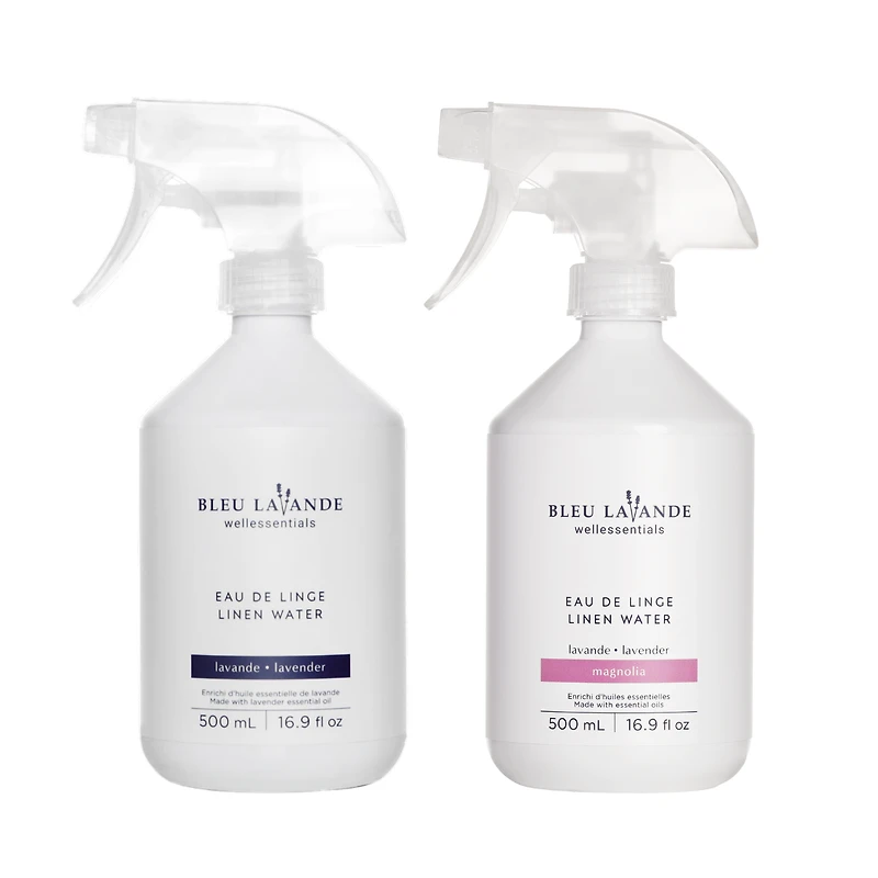Bleu Lavande Linen Water Duo - Lavender and Magnolia